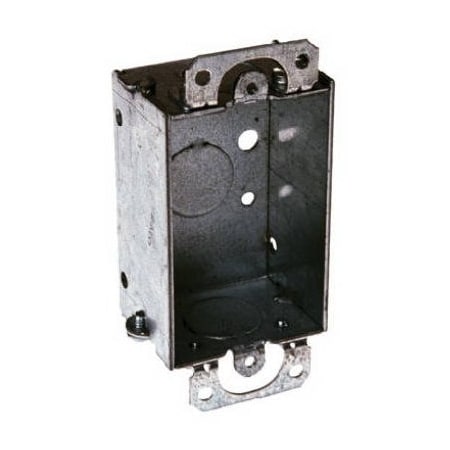 Raco Electrical Box, 7.5 cu in, Switch Box Box Type, 1, Steel 400